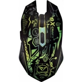 Gaming Ενσύρματο Ποντίκι Alcatroz X-Craft Quantum Z7000 RGB 3200 DPI - Μαύρο