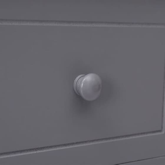 Vidaxl Μπουφές Με 10 Συρτάρια Γκρι 113 X 30 X 79 Εκ. Ξύλινος image 3