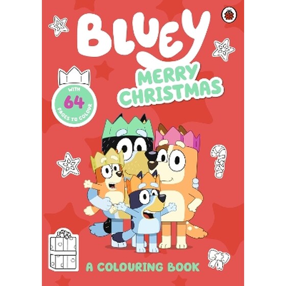 Bluey: Merry Christmas: A Colouring Book image 0