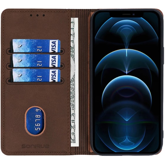 Θήκη Samsung Galaxy A14 - Vintage Magnet Book - Καφέ image 2