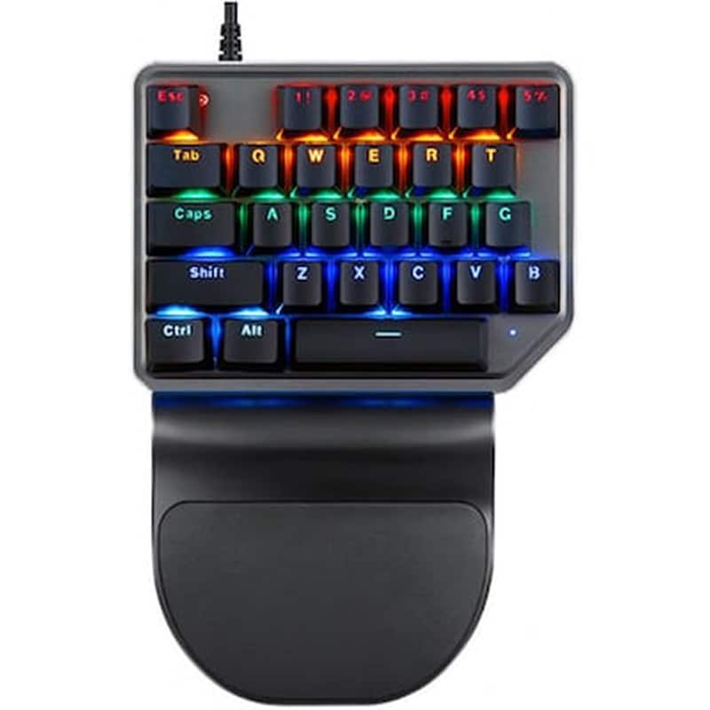 MOTORSPEED Motospeed K27 Gaming Ενσύρματο KeyPad με Outemu Red διακόπτες και Φωτιζόμενα πλήκτρα (US)