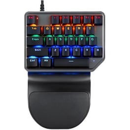 Motospeed K27 Gaming Ενσύρματο KeyPad με Outemu Red διακόπτες και Φωτιζόμενα πλήκτρα (US)