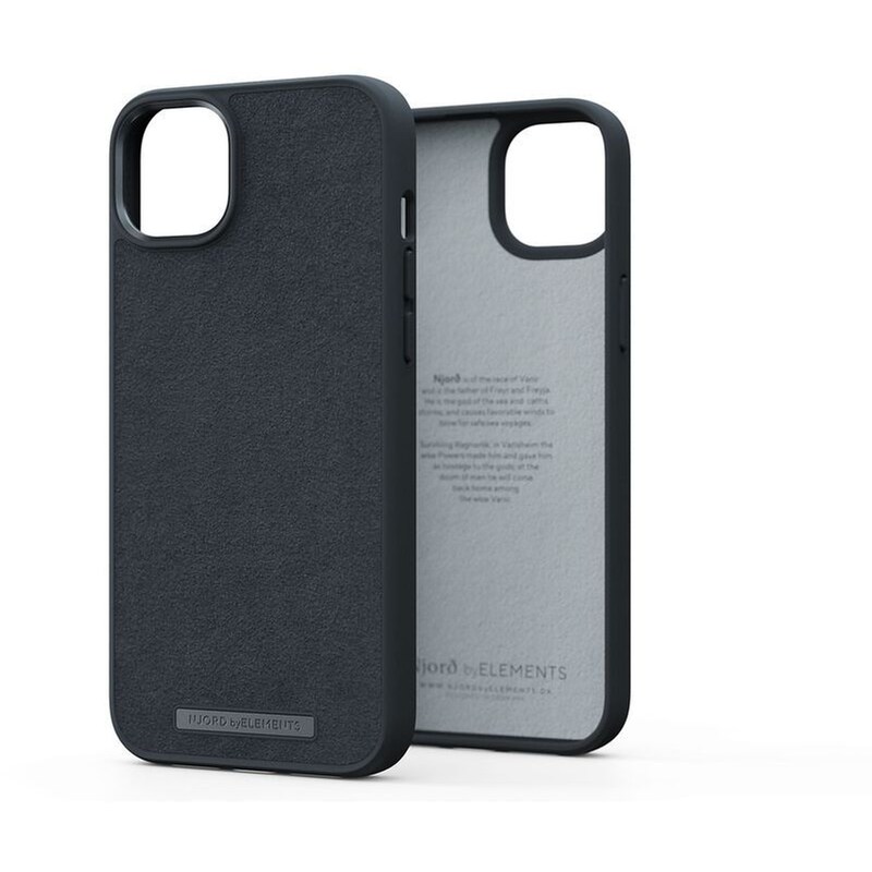 NJORD Θήκη Apple iPhone 14 Plus - Njord Suede Comfort+ Case - Black