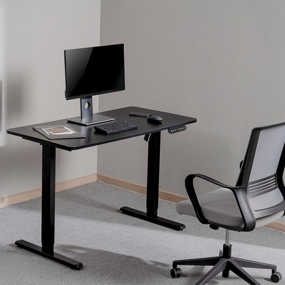 Πόδια Γραφείου Sbox MD-722 από Ατσάλι 106x57x71-116cm - Μαύρο image 16