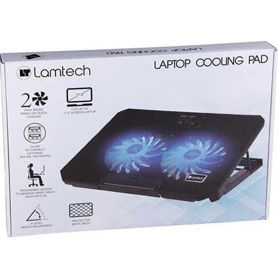 Lamtech Laptop Cooling Flexi Stand 6 Fans image 3