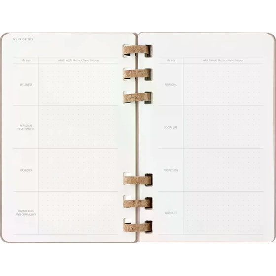 Ημερολόγιο Σπιράλ Moleskine 2026 12Μ Large Spiral Almond Hard image 4