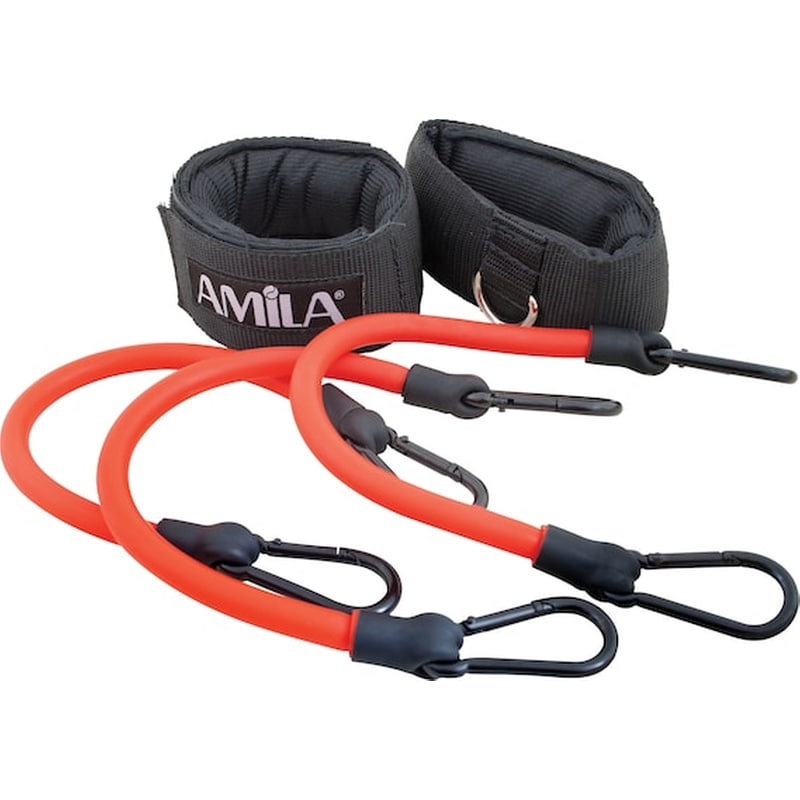 Λάστιχο Γυμναστικής Amila Ποδιών Σκληρό - Πορτοκαλί