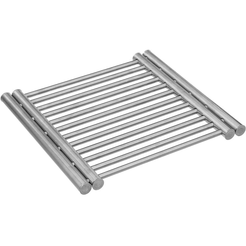 SPITISHOP Βάση/Σουπλά Κατσαρόλας Spitishop F-v 189319 Επεκτεινόμενη Ανοξείδωτή 50x28x2 cm - Ασημί