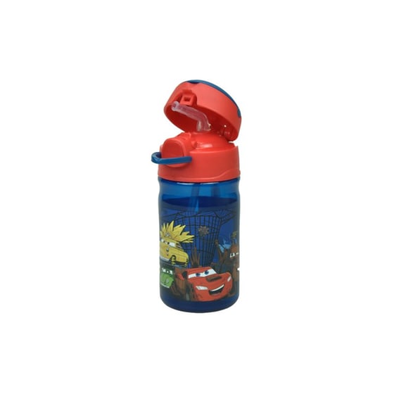 Παγούρι Gim Cars Road Rumblers με Καλαμάκι 350 ml Μπλε image 1
