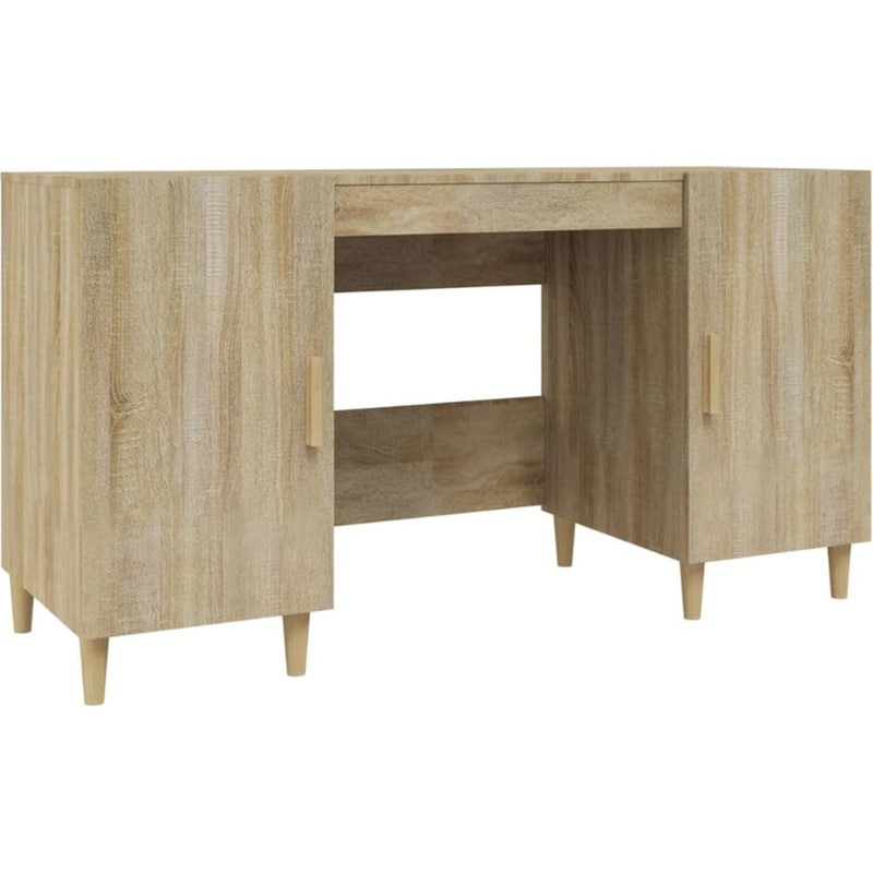 Γραφείο VidaXL από Επεξεργασμένο Ξύλο 140x50x75 cm - Sonoma Δρυς