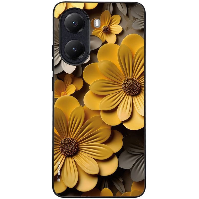 Θήκη Poco X7 Pro - Sonique 3D Flower Series - Yellow