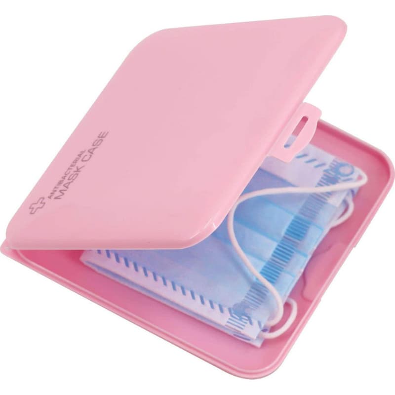 Αντιβακτηριδιακή Θήκη για Μάσκα Προστασίας Cln-0037 Αδιάβροχη - Ροζ
