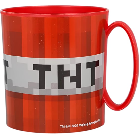 Παιδική Κούπα Gim Micro Minecraft από Πλαστικό 350 ml - Κόκκινο image 0