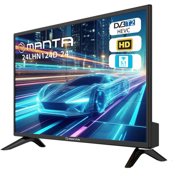 Manta LED 24" HD Ready Τηλεόραση 24LHN124D 12V image 2