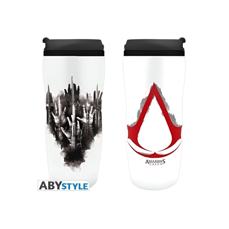 ABYSSE CORP Κούπα Μεταφοράς Abysse Corp Assassins Creed Πλαστική 355 ml - Λευκό
