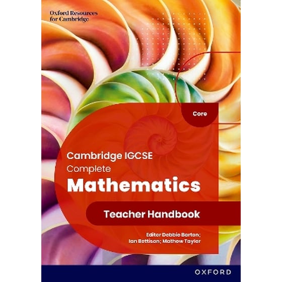 Cambridge IGCSE Complete Mathematics Core: Teacher Handbook Sixth Edition image 0