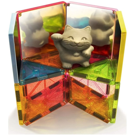 Magna Tiles Stardust Μαγνητικό Παιχνίδι 15 κομματιών image 4
