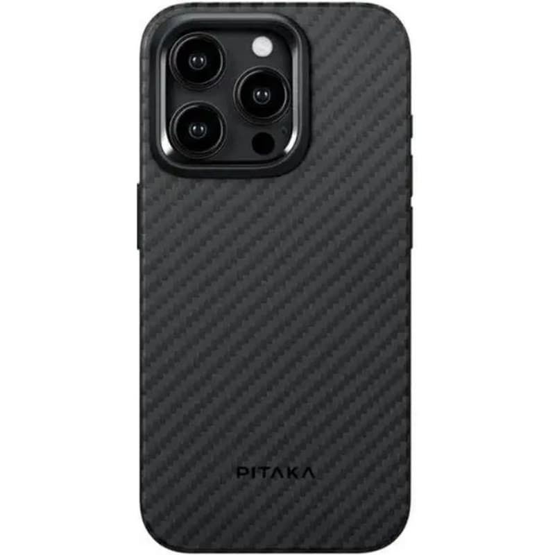 PITAKA Θήκη Apple iPhone 15 Pro - Pitaka Magez Case Pro 4 Magsafe - Μαύρο