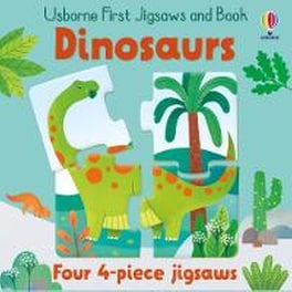 Usborne First Jigsaws And Book: Dinosaurs