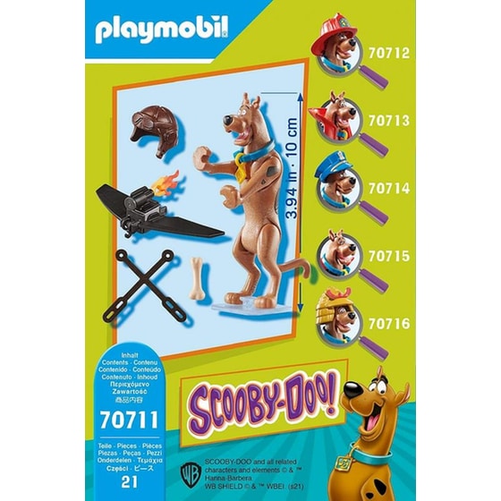 PLAYMOBIL® Scooby-Doo! Συλλεκτική Φιγούρα Scooby Πιλότος (70711) image 3