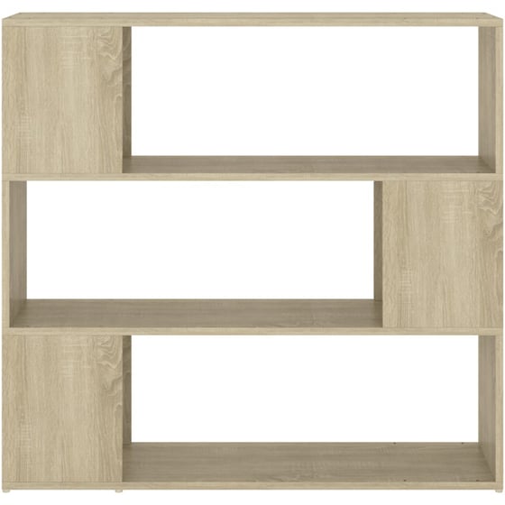 Βιβλιοθήκη VidaXL από Μοριοσανίδα 100x24x94 cm - Δρυς/ Μπεζ image 3