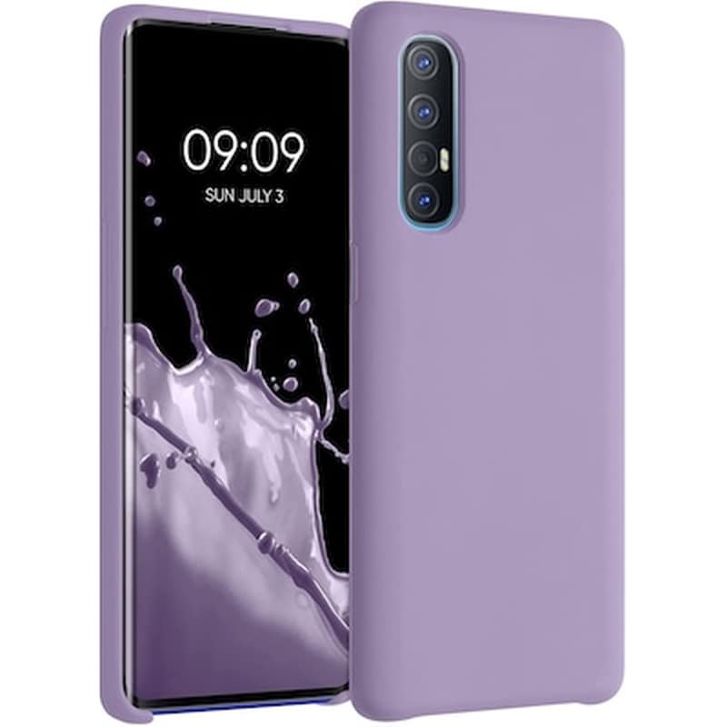 KWMOBILE Θήκη Oppo Oppo Find X2 Neo - Kwmobile Soft Flexible Rubber Protective Cover - Violet Purple