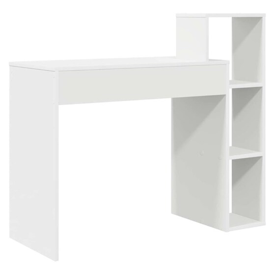 Γραφείο VidaXL από Επεξεργασμένο Ξύλο 100x40x90 cm - Λευκό image 6