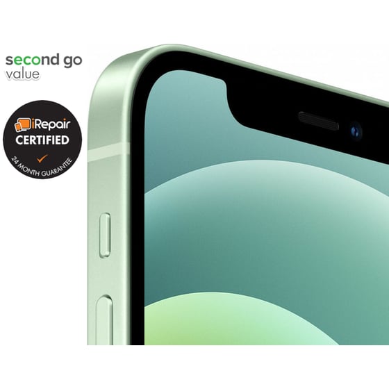 Μεταχειρισμένο Apple iPhone 12 128GB Green second go value Certified by iRepair image 1