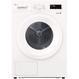 LG RHX1009NWK 9 kg με Αντλία Θερμότητας Λευκό Στεγνωτήριο Ρούχων