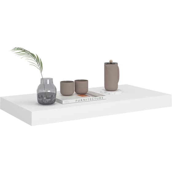 Ράφια Τοίχου VidaXL από MDF 50x23 cm 4 Τμχ - Λευκό image 6