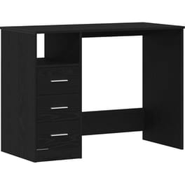 Γραφείο VidaXL με Συρτάρια από Τεχνητό Ξύλο 102x50x76 cm - Μαύρη Δρυς