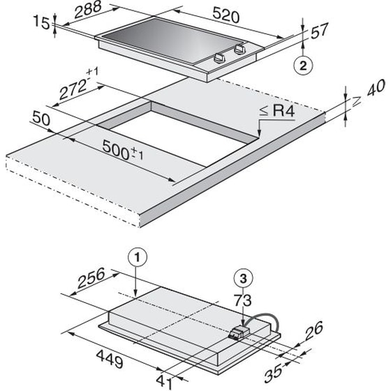 MIELE CS 1212-1 Ι Inox Επαγωγική Εστία Αυτόνομη Domino image 4