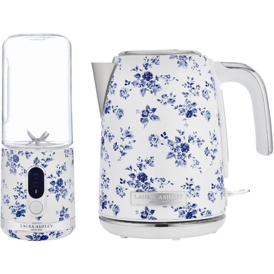 Σετ Βραστήρας & Αποχυμωτής LAURA ASHLEY Λευκό/Μπλε image 0