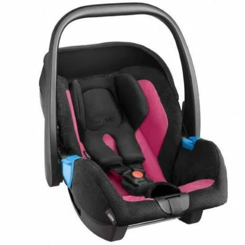 RECARO Κάθισμα Αυτοκινήτου Recaro Previa Βρεφικό έως 4 ετών με Ζώνη Αυτοκινήτου - Μαύρο/Ροζ