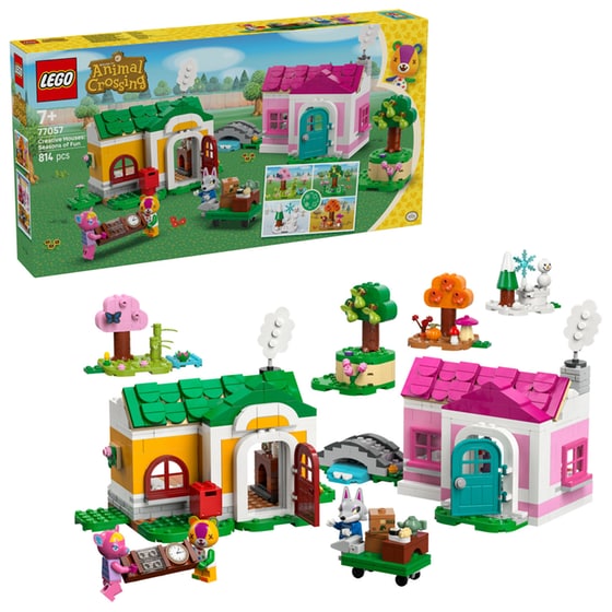 LEGO® Animal Crossing™ Creative Houses: Seasons of Fun (77057) image 1