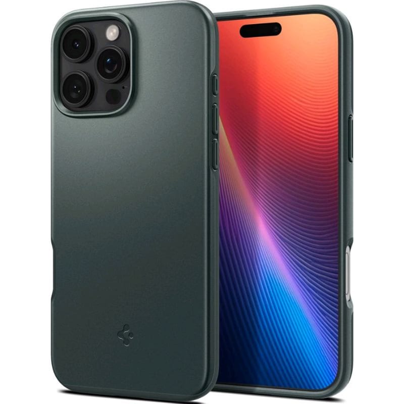 Θήκη Apple iPhone 16 Pro Max - Spigen Thin Fit Magfit Σκληρή με Magsafe - Abyss Green (ACS07981)