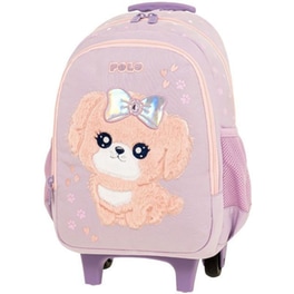 Τσάντα Τρόλεϋ Νηπιαγωγείου Polo Junior Fizz Dog Λιλά