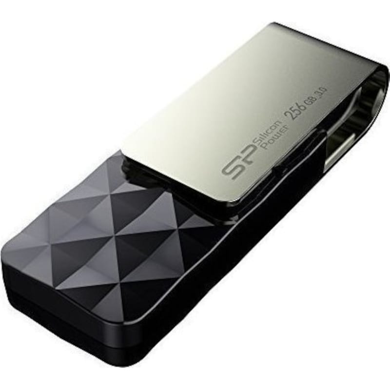 Silicon Power Blaze B30 256GB USB 3.1 Stick Γκρι