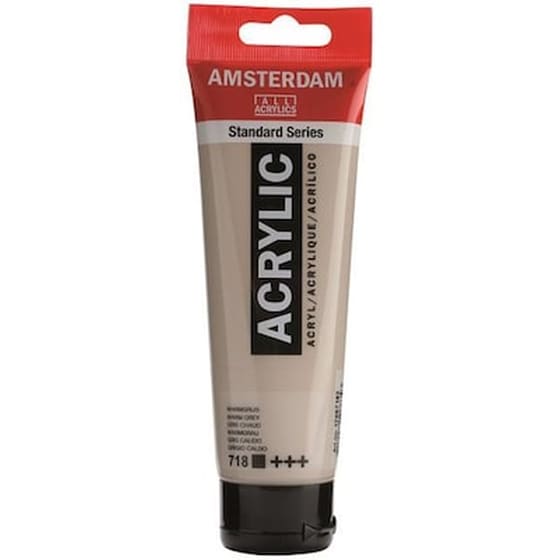 Talens Amsterdam Ακρυλικό Χρώμα 718 Warm Grey 120ml image 0