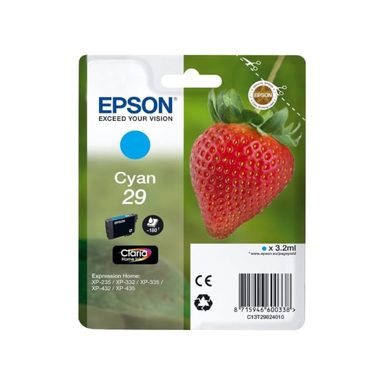 Epson 29 Κυανό Μελάνι Εκτυπωτή C13T29824010 image 0
