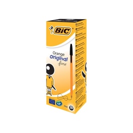 Στυλό Διαρκείας Orange Fine BIC Πορτοκαλί (20 Τεμάχια)