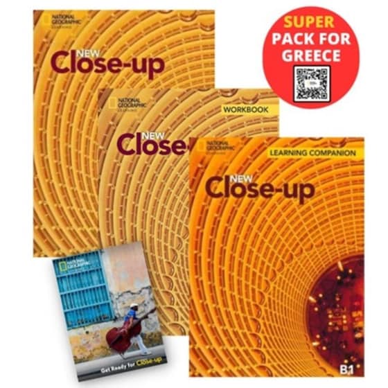 New Close-Up B1 Super Pack For Greece (Student's Book + Spark + Workbook + Companion + Testbook + Notebook) image 0