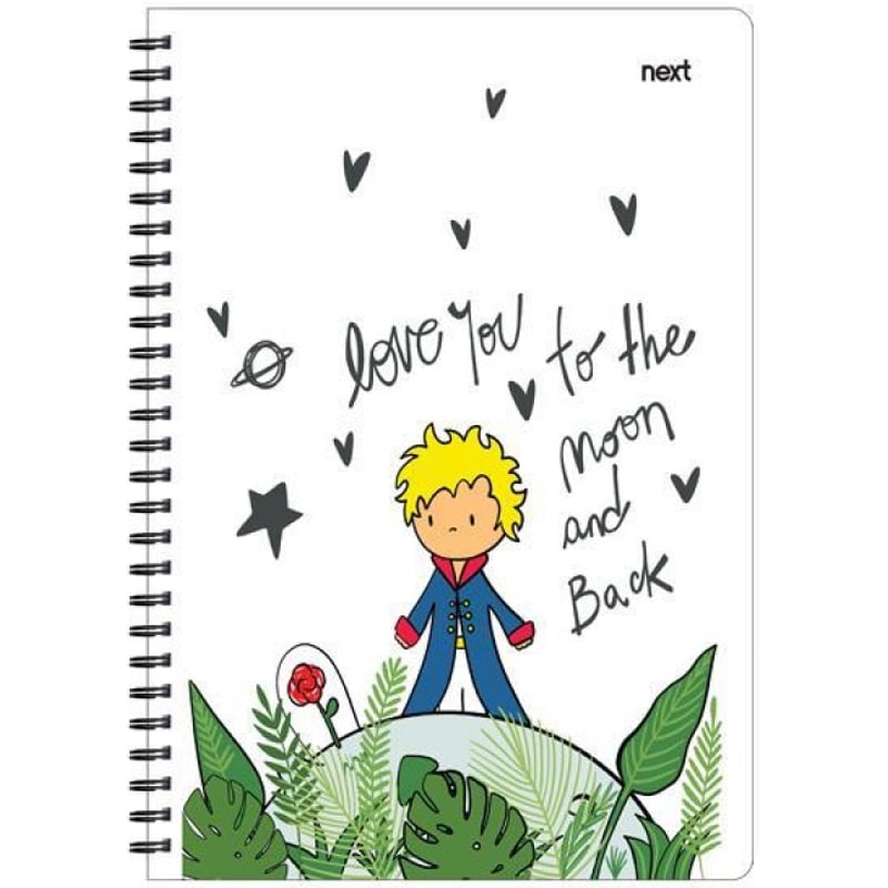 Τετράδιο Σπιράλ NEXT Β5 2 Θεμάτων Little Prince (1 Τεμάχιο)