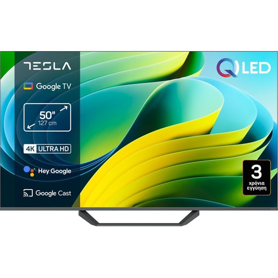 Tesla QLED 50" 4K Google TV Τηλεόραση Q50E655GUS image 0