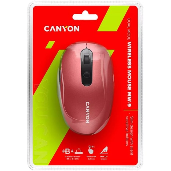 Canyon MW-9 Ασύρματο Ποντίκι Red image 4