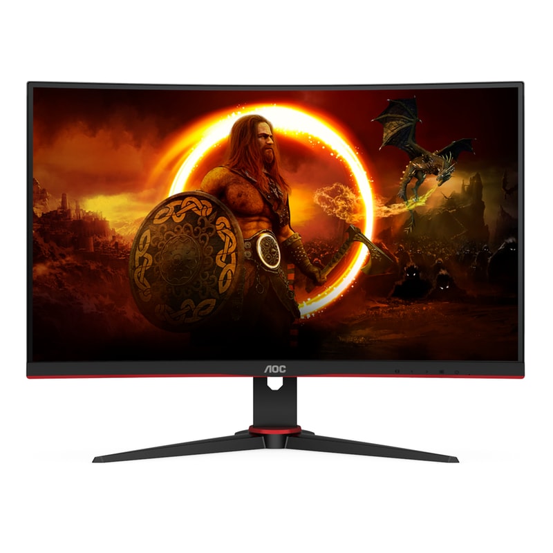 AOC Gaming C24G2AE Gaming Monitor 23.6 FHD VA Curved 165Hz 1ms φωτογραφία