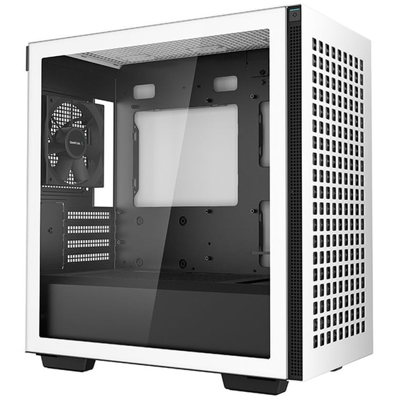 Deepcool CH370 Midi Tower mATX Case White image 2