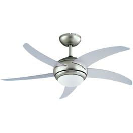 IQ CF-44001 55W 106cm Ανεμιστήρας Οροφής με Φως και Τηλεχειριστήριο Ασημί