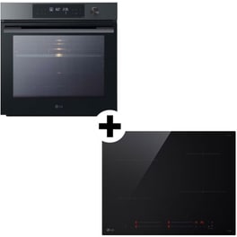 LG WS7D7631WB & CI5Z2423BN 76 Lt Εντοιχιζόμενο Σετ Φούρνος και Εστία