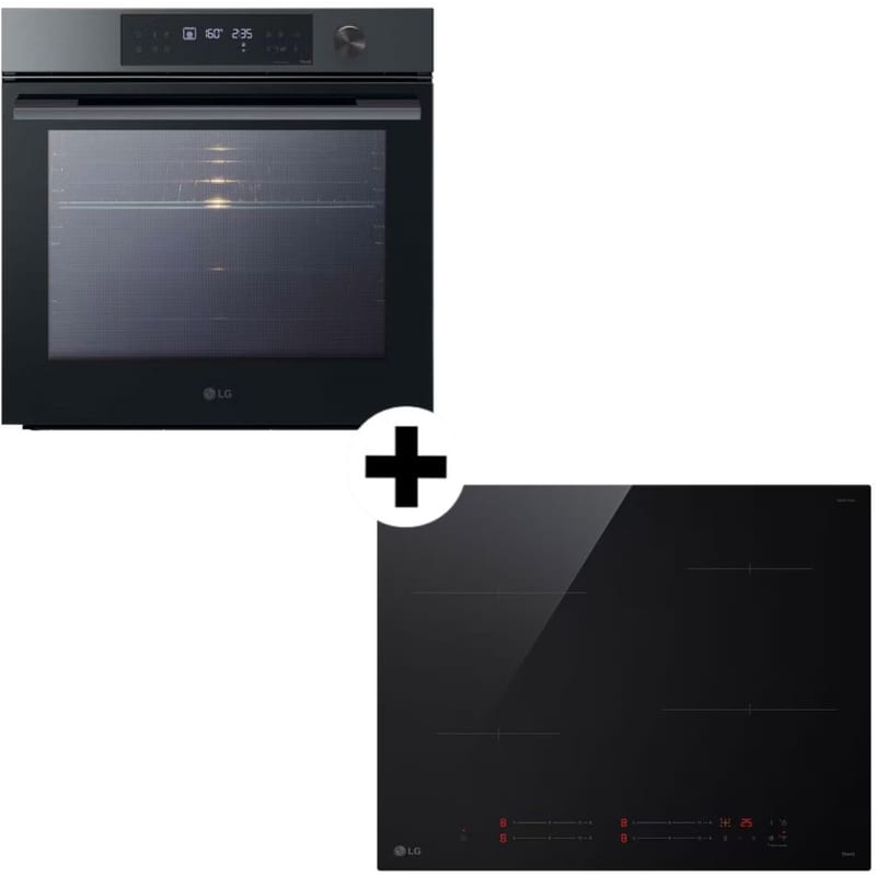 LG WS7D7631WB CI5Z2423BN 76 Lt Εντοιχιζόμενο Σετ Φούρνος και Εστία